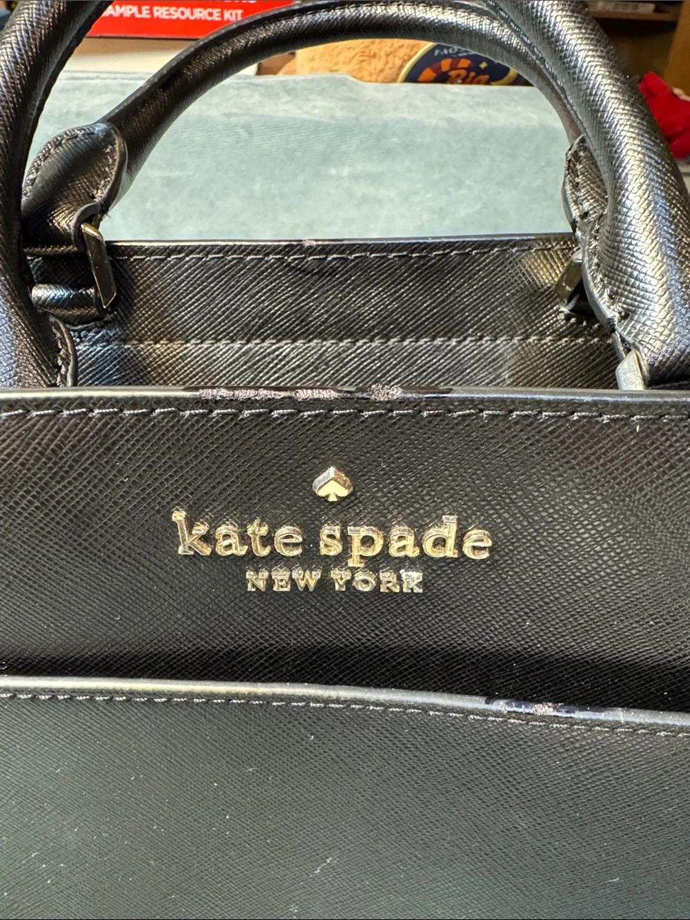 kate spade faux leather